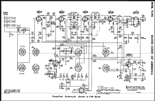 711V2 Ch= RK-117 RS-123; RCA RCA Victor Co. (ID = 403217) Radio