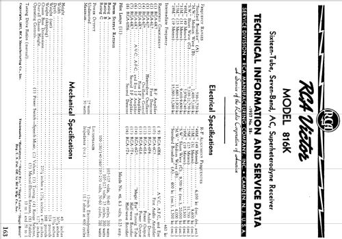 816K ; RCA RCA Victor Co. (ID = 909013) Radio