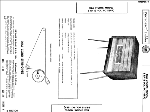 8-RF-13 Ch= RC-1168A; RCA RCA Victor Co. (ID = 509242) Radio