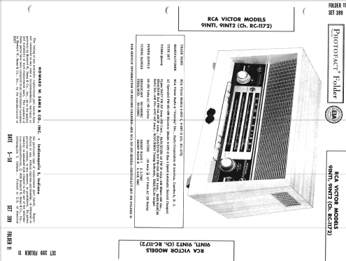 9-INT-1 Ch= RC-1172; RCA RCA Victor Co. (ID = 824577) Radio