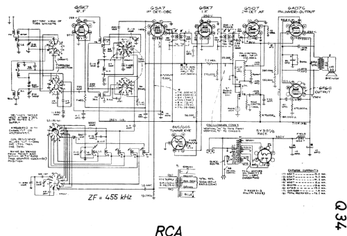 Q34 Ch= RC-539E; RCA RCA Victor Co. (ID = 19774) Radio