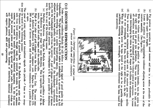 Radiola 33 AC; RCA RCA Victor Co. (ID = 993407) Radio