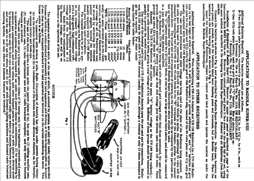 Radiola Super-VIII ; RCA RCA Victor Co. (ID = 1028162) Radio