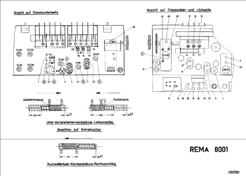 8001 Stereo; REMA, Fabrik für (ID = 99436) Radio