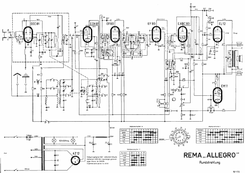 Allegro ; REMA, Fabrik für (ID = 2647357) Radio