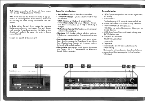 Toccata 940 hifi; REMA, Fabrik für (ID = 200818) Radio