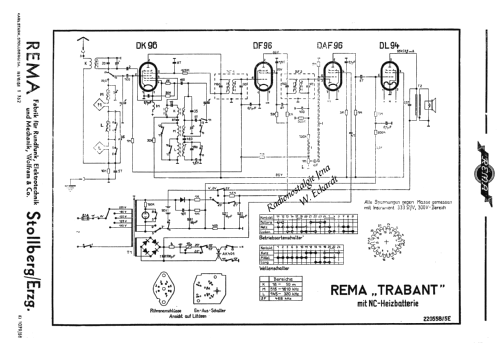 Trabant KML; REMA, Fabrik für (ID = 512274) Radio