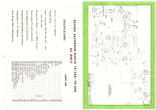 TR-200 ; Revere Camera Co.; (ID = 2281600) R-Player