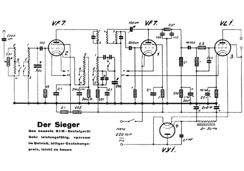 Der Sieger ; RIM bzw. Radio-RIM; (ID = 340099) Kit