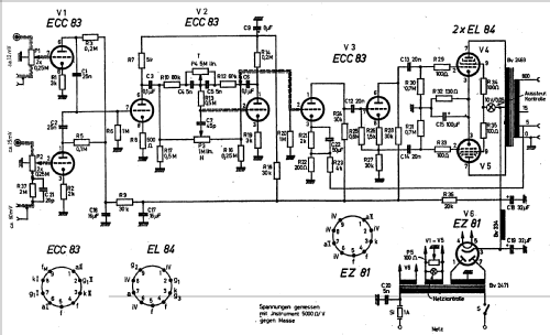 Mischpultverstärker MPV 57; RIM bzw. Radio-RIM; (ID = 238028) Ampl/Mixer