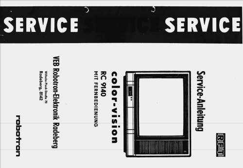 Color-Vision RC9140; Robotron-Elektronik (ID = 2099376) Television