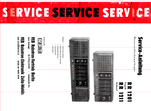 Stralsund RR1211; Robotron Vertrieb (ID = 2015348) Radio