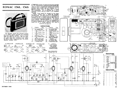 Olympic 136S; Romac Radio (ID = 1603780) Radio