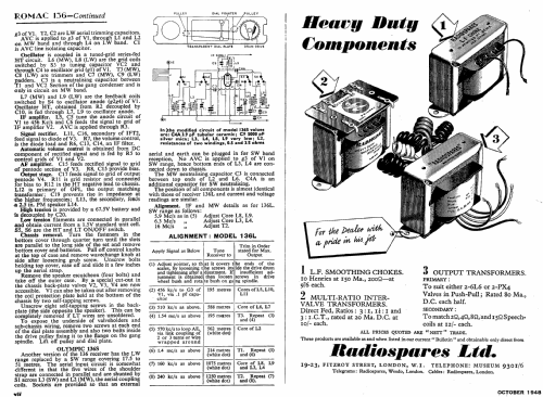 Olympic 136S; Romac Radio (ID = 1603781) Radio