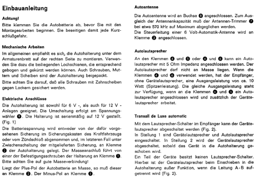 Autohalterung 3 TL 3; SABA; Villingen (ID = 1319084) Misc