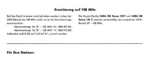 Bodensee Vollautomatic 126 Stereo; SABA; Villingen (ID = 23105) TV Radio