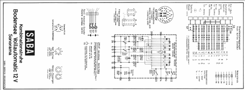 Bodensee Vollautomatic 12V Sonorama; SABA; Villingen (ID = 26159) TV-Radio