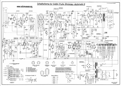 Breisgau-Automatic 9; SABA; Villingen (ID = 27386) Radio