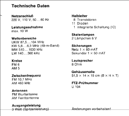 Donau M; SABA; Villingen (ID = 297493) Radio