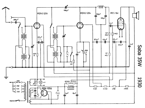 E35W; SABA; Villingen (ID = 108654) Radio