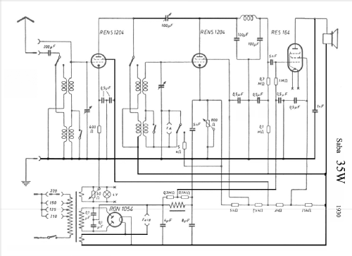 E35W; SABA; Villingen (ID = 25500) Radio