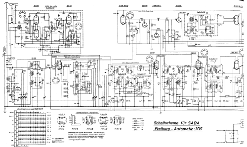 Freiburg-Automatic 3DS; SABA; Villingen (ID = 9743) Radio