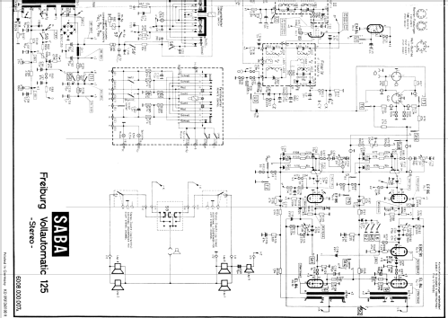 Freiburg Vollautomatic 125-Stereo; SABA; Villingen (ID = 18850) Radio