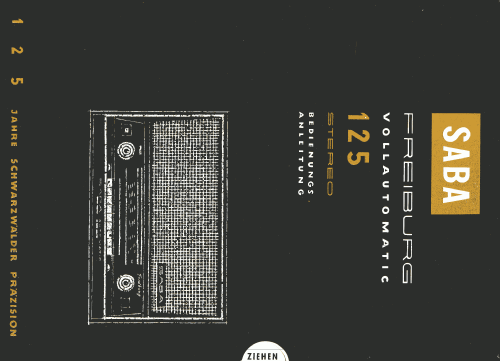 Freiburg Vollautomatic 125-Stereo; SABA; Villingen (ID = 382309) Radio