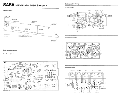 HiFi-Studio 8080 Stereo H; SABA; Villingen (ID = 2059726) Radio