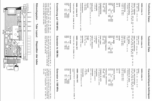 Lindau 16 Mod. LI16; SABA; Villingen (ID = 25623) Radio