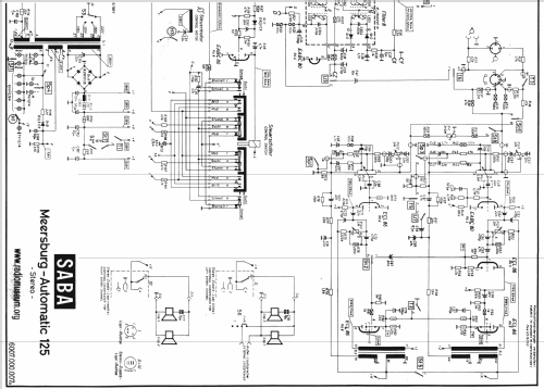 Meersburg Automatic 125 Stereo; SABA; Villingen (ID = 27247) Radio