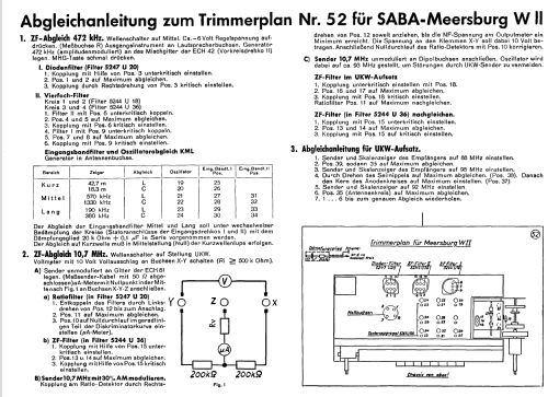 Meersburg W II ; SABA; Villingen (ID = 1270798) Radio