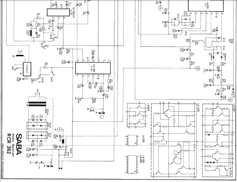 Radio-Recorder RCR362; SABA; Villingen (ID = 453693) Radio