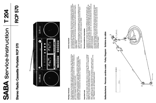 RCP570; SABA; Villingen (ID = 1437638) Radio