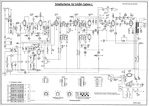 Sabine L 57070 - 3000; SABA; Villingen (ID = 145639) Radio