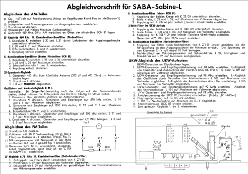 Sabine L 57070 - 3000; SABA; Villingen (ID = 145640) Radio