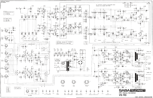 Telewatt VS110; SABA; Villingen (ID = 1953145) Ampl/Mixer