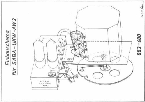 UKW-Einsatz UKW-AW2; SABA; Villingen (ID = 64243) Converter