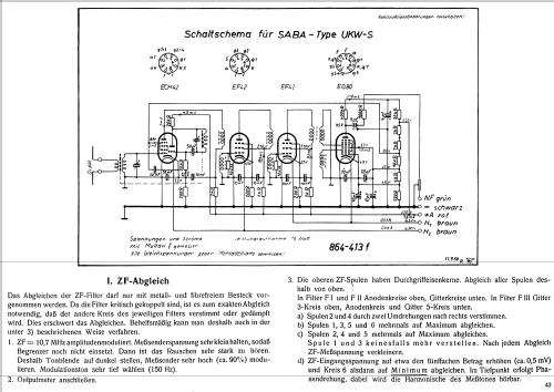 UKW-Einsatz UKW-S; SABA; Villingen (ID = 153857) Converter