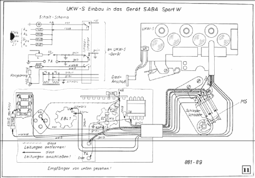 UKW-Einsatz UKW-S; SABA; Villingen (ID = 64223) Converter