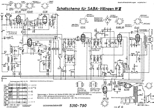 Villingen W III ; SABA; Villingen (ID = 9947) Radio