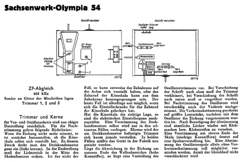 Olympia-Super 54; Sachsenwerk bis 1945 (ID = 50271) Radio