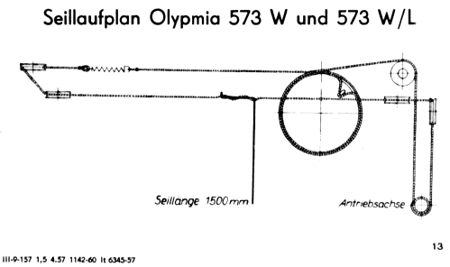 Olympia 573W; Sachsenwerk (ID = 2029632) Radio