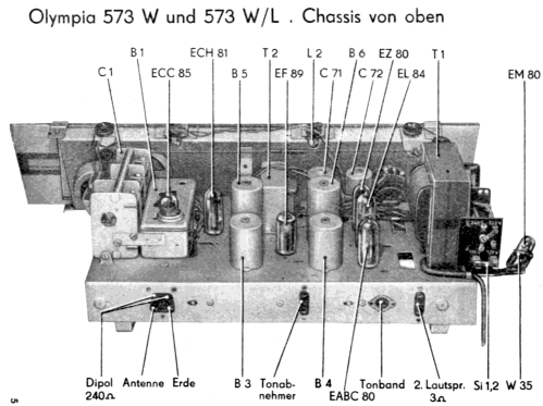 Olympia 573W/L; Sachsenwerk (ID = 2029638) Radio