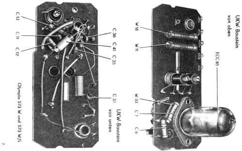 Olympia 573W/L; Sachsenwerk (ID = 2029640) Radio