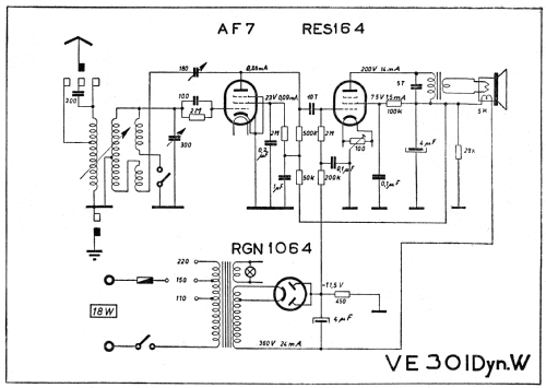 Volksempfänger VE301 Dyn W; Sachsenwerk bis 1945 (ID = 1213029) Radio