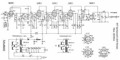 Filius UKV841A; Sachsenwerk Radeberg (ID = 20595) Radio