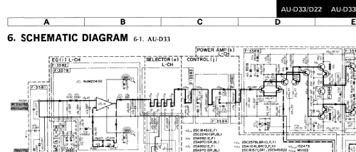 Integrated Amplifier AU-D33; Sansui Electric Co., (ID = 2709239) Verst/Mix