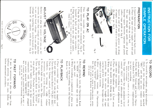 Portable Tape Recorder MR-210; Sanyo Electric Co. (ID = 969096) Reg-Riprod