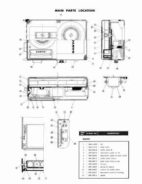 Pocket-Corder MC-2; Sanyo Electric Co. (ID = 3027263) R-Player